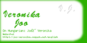 veronika joo business card